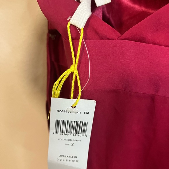 BCBG Wine Colored (Red Berry) Mini Dress - Picture 2 of 8